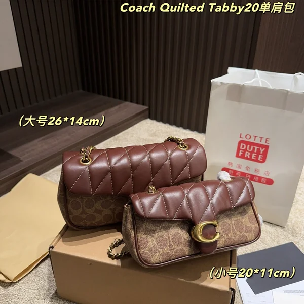 Coach コーチ タビー20 キルティング ショルダーバッグ レディース 人気モデル