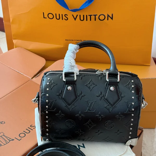 LV Speedy Trunk 20 クッションバッグ,ランウェイ限定,パンクファッション,絶妙なサイズ感