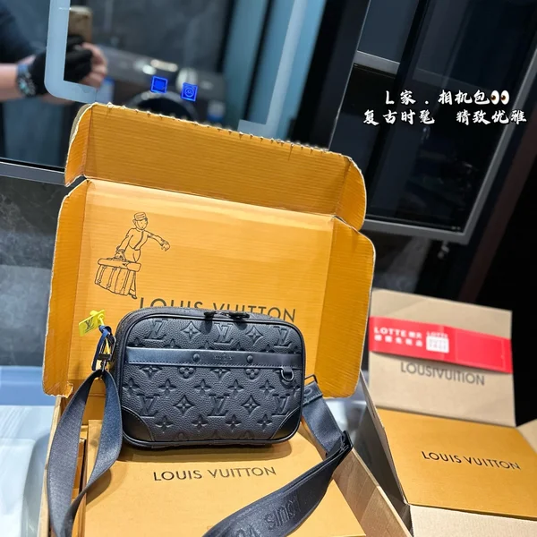 LV ルイ・ヴィトン アウトドア シリーズ カメラバッグ メンズ ショルダーバッグ 23×5×15cm