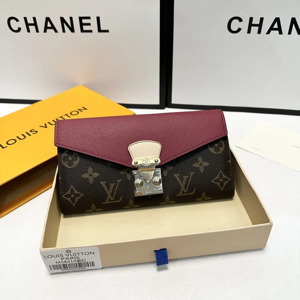 LV風長財布 クラシックデザイン 高級レザー＆金具 永遠の定番