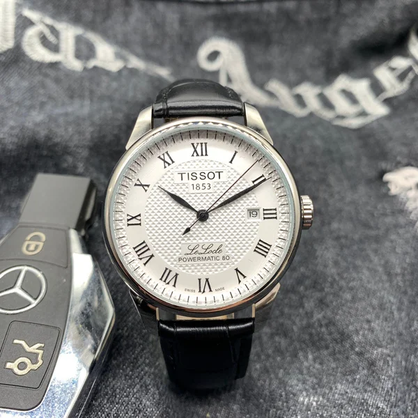 TISSOT ティソ ル・ロックル 機械式腕時計 40mm メンズ 316L精鋼×本革バンド
