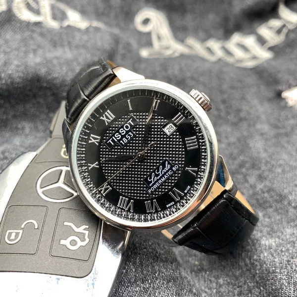 TISSOT ティソ ル・ロックル クラシック 機械式腕時計 40mm メンズ 本革×精鋼バンド