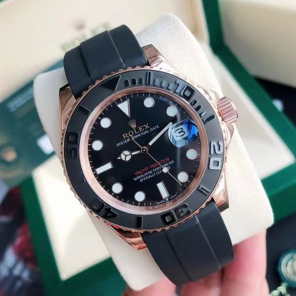 Rolex ロレックス ヨットマスター 40mm オリジナルムーブメント 316Lステンレススチール セラミックベゼル オートマチック